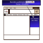 Bannière Akoma® XL - 455x580px