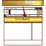 Bannière Ubuntu !® - 1000x250px